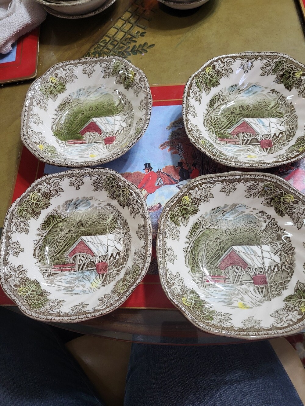 Vintage Johnson Brothers The Friendly Village Bowls